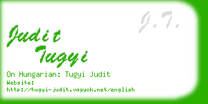 judit tugyi business card